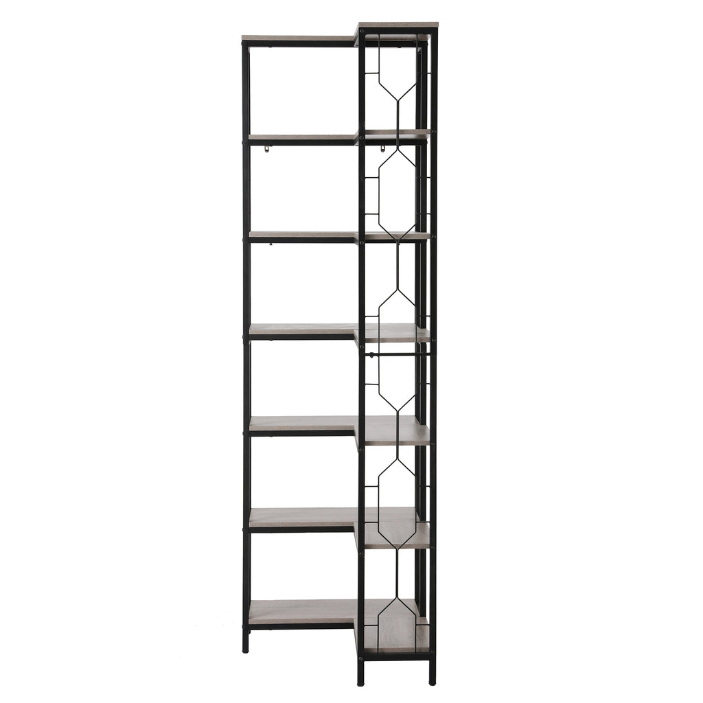 Artiss 6 Tiers Bookshelf Corner Shelf Bookcase Display Shelves Oak