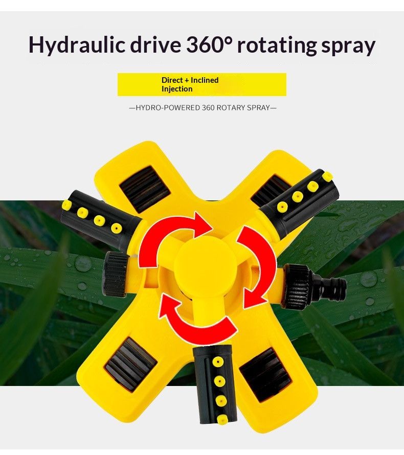 1SetSprinkler(Base+Trident)-Yellow