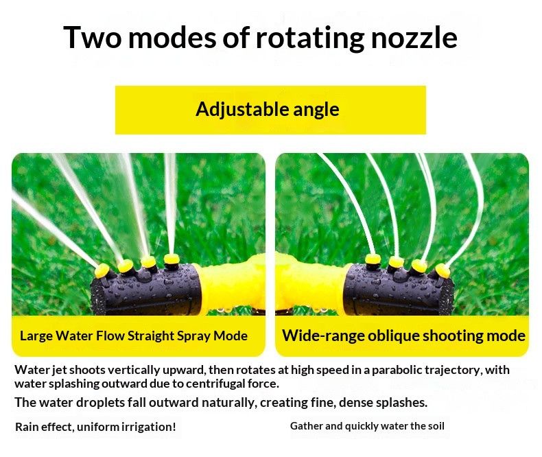 1SetSprinkler(Base+Trident)-Yellow