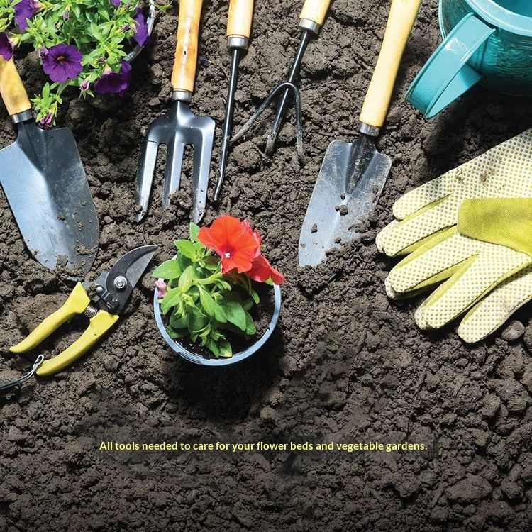 Landscaping9-PieceSet(IncludesTools,Shears,Bag,WateringCan)