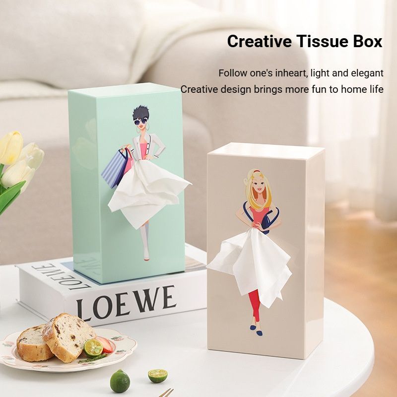 Elegant Light Mango Yellow Princess Tissue Box Holder