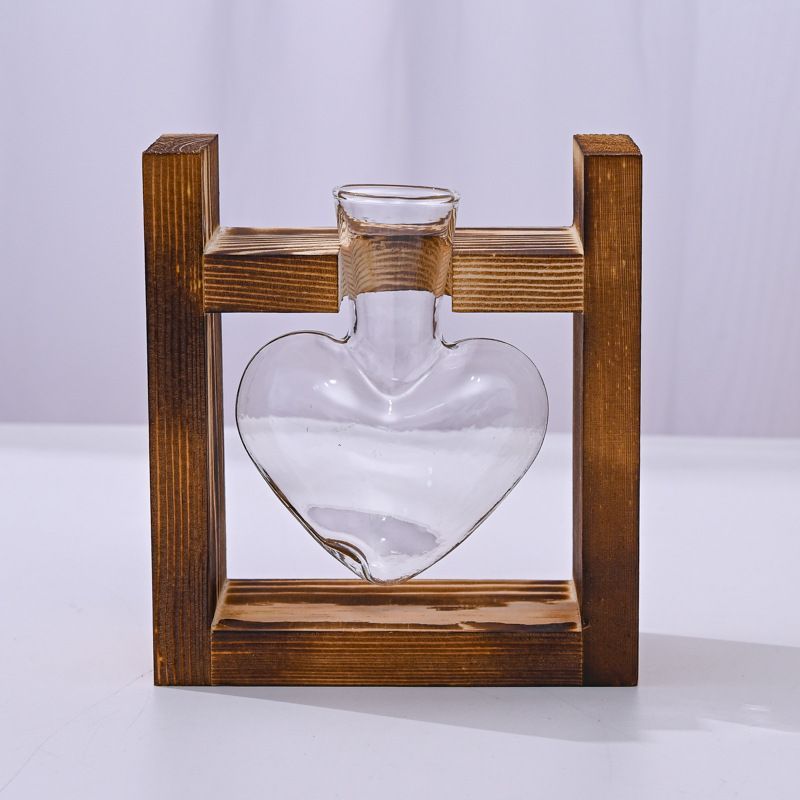 HydroponicWoodenFramewithSnap-On-SphericalDoubleBottle