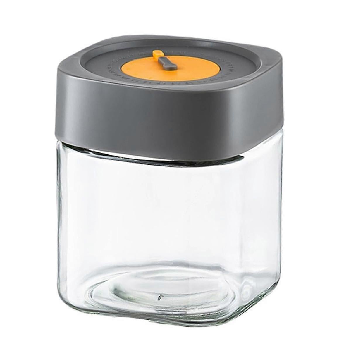 2pcs Glass Jars with Airtight Lids Overnight Oats Salad Food Storage Containers