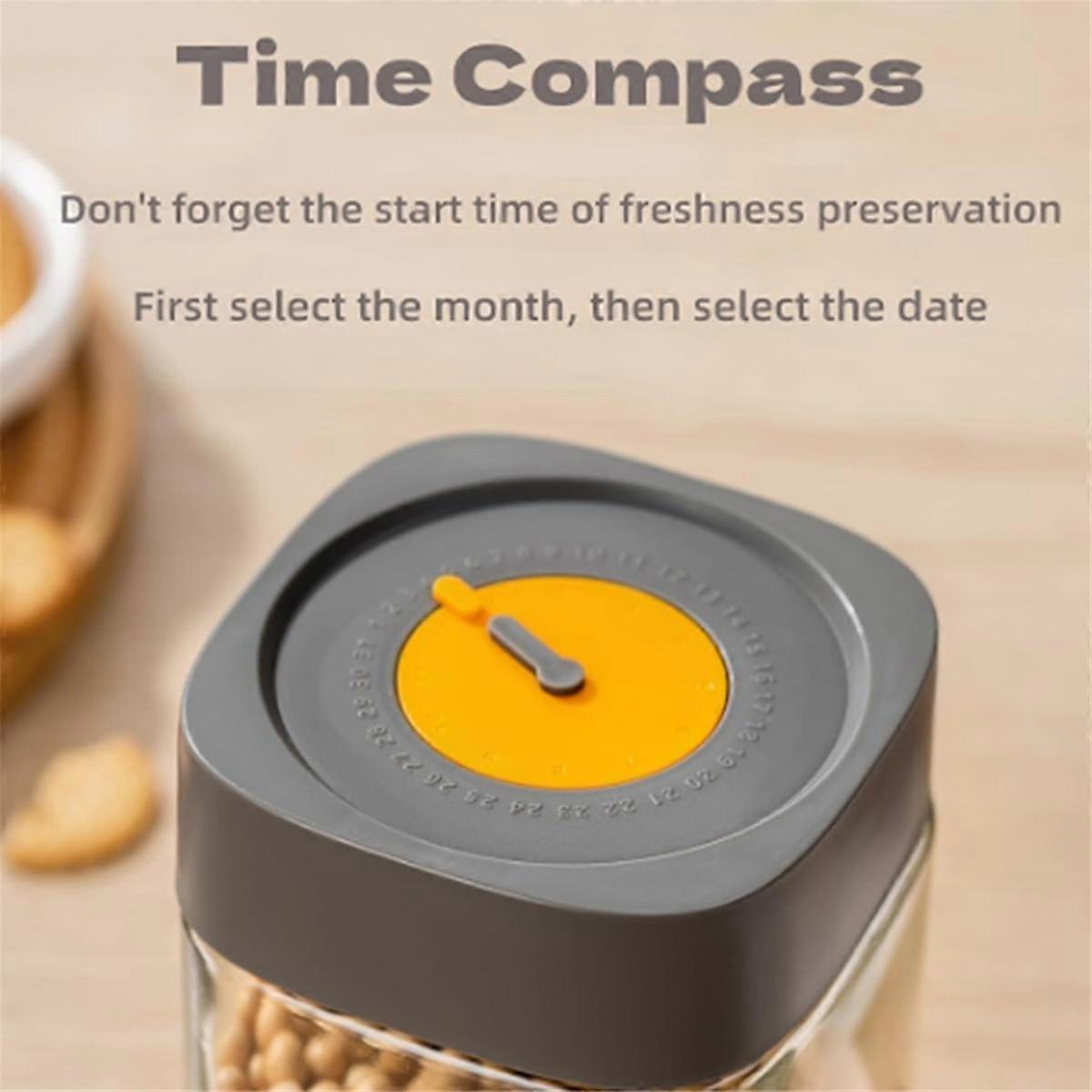 2pcs Glass Jars with Airtight Lids Overnight Oats Salad Food Storage Containers