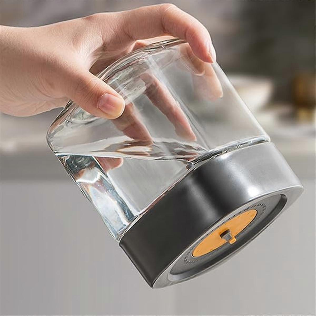 2pcs Glass Jars with Airtight Lids Overnight Oats Salad Food Storage Containers