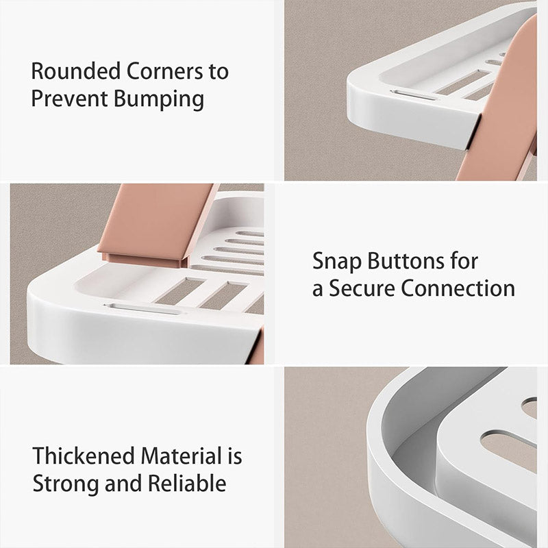 2/3 Tier Removable Shoe Rack Folding Storage Shelf Simple Space Saving Organizer - 2Tier-Blue