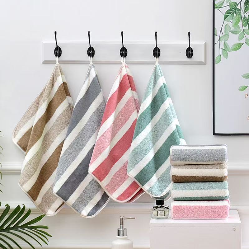 8-Piece Grey Luxury Coral Fleece Towel & Bath Sheet Set - Ultra-Soft High-Density Absorbent Towels Complete Bundle